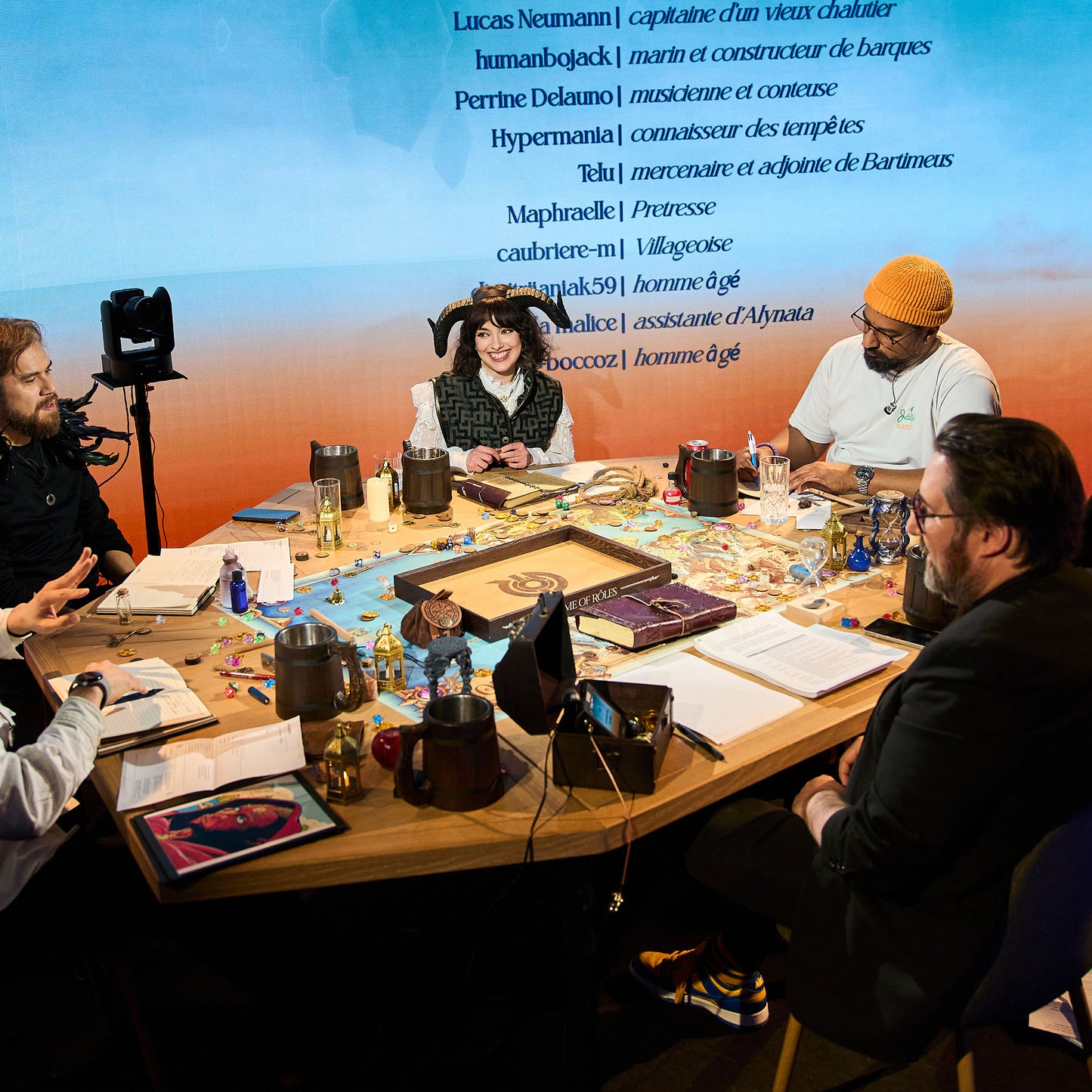La table de Game of Rôles (oui)