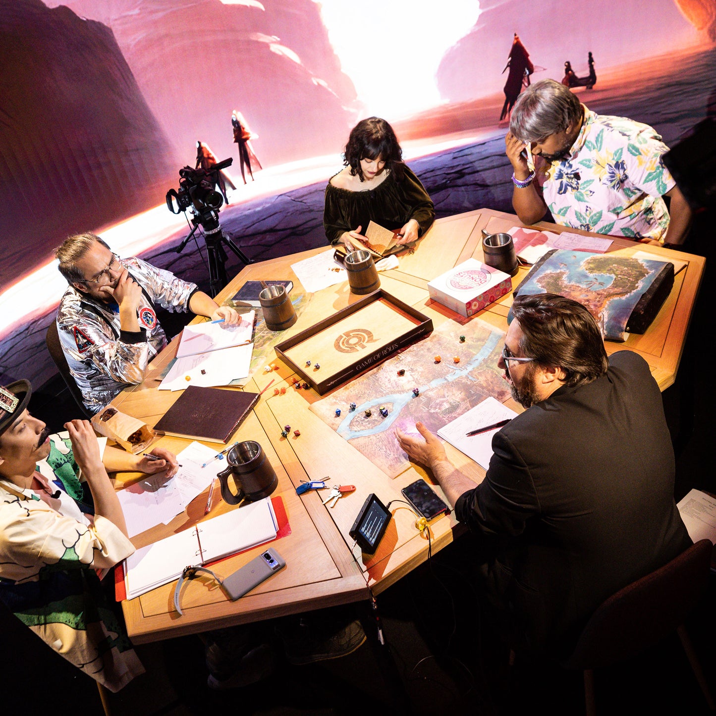 La table de Game of Rôles (oui)