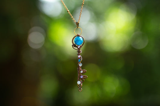 Collier "Clé du psychologue minotaure"